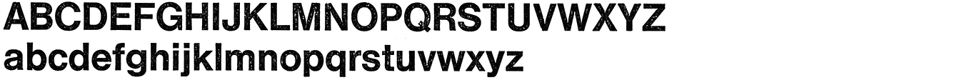 Zeichensatz Helvetica (halbfetter Schnitt)